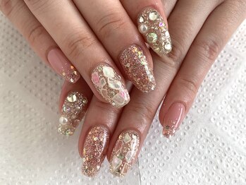 ネイルサロン ドレス(Nail Salon Dress)/【mg近藤】キラキラ☆ストーン