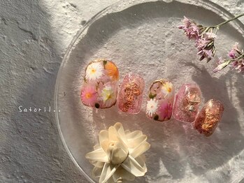 サトリネイルルーム 西宮北口(satori nail room)/お花日和。゜