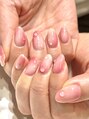 ブレスネイル(brace Nail)&nbsp;うるちゅる桃ネイル[ニュアンスネイル/マグネット] 
