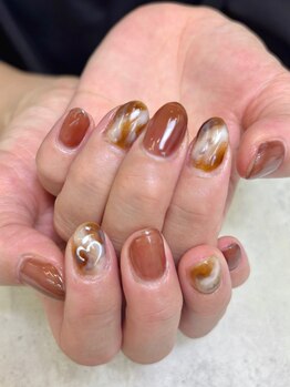 カフェラテネイル