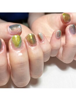 プリュネ(Prune)/グリーン/ニュアンスアート