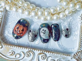 ハロウィンネイル