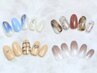 【Hand/自店オフ無料】シンプルオフィスネイル　定額デザインA  ¥5800