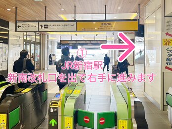 東京ビューティースキンセンター 新宿店/道案内1