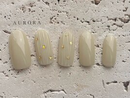 定額アート　星　ぷっくり　夏