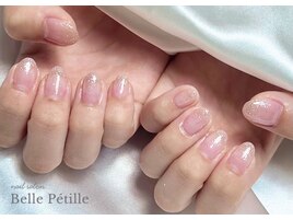 きめ細かなラメグラデーション