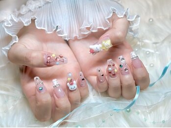 はなまるおばけネイル　スカルプ