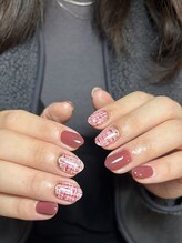 テソロネイル(TESORO nail)/ツイードニュアンスネイル