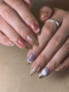 ハチニーキューネイルアトリエ(829 Nail Atelier)/マグネットグラデーション