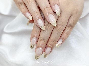 ビアンカ ネイルサロン 大宮店(Bianca)/ワンカラー+ラメグラ☆