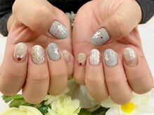 プルミエ ネイル(Premier Nail)/ホログラムで雪の結晶ネイル☆彡