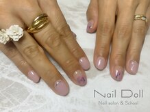 ネイルドール(Nail Doll)/ピンクパープル　ニュアンス