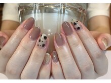 アトリエルリアン(Atelier Le Lien)/秋ネイル/ダルメシアン