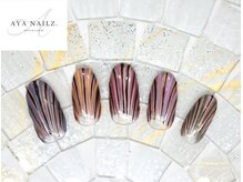 アヤネイルズ アンド アイラッシュ(AYA NAILZ.＆Eyelash)/手書き個性派オシャレネイル