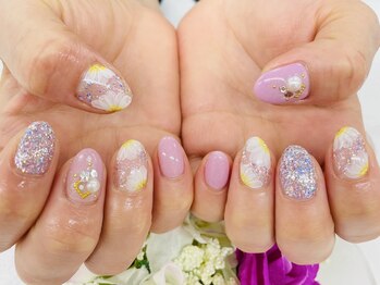 ディーネイル 四条烏丸(D-nail)/坂口/フラワーネイル