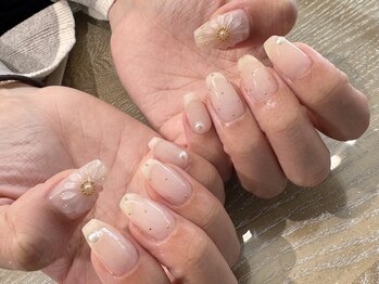 ペアリング(Pairing nail&eyelash)/free art 90min/持込みデザイン