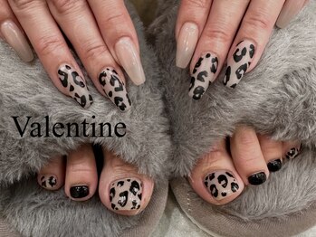 ネイルサロン ヴァレンタイン(nailsalon Valentine)の写真/snsフォロワー5万人の最新デザイン！季節ごとに変わる定額ネイルはオフィスから派手めまで対応可能♪