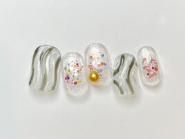 うねうねクリアネイル