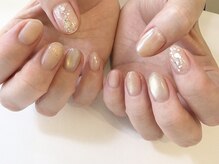 ネイルズエー(nailsA)の雰囲気(透明感のある涼しげツヤネイルマンスリーデザイン¥8.980)