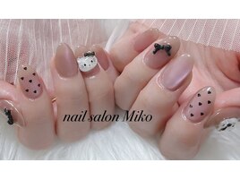 ハート　ドット　キティーちゃん