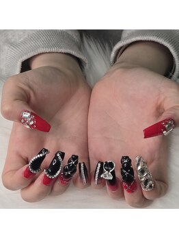 ミニオン 蕨店(minion)/持ち込みデザイン 推し活ネイル