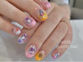 クイーンネイル(QUEEN NAIL)/お客様の持ち込みネイルシール