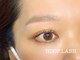 フープ ラッシュ(HOOP.LASH)の写真/個室空間で人目を気にせずリラックス♪目の形や生え方を見極め、貴女に合ったデザインをご提供します☆