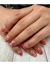 ネイルベース ネイル ケア サロン ミウラ(miura)/桜ネイル