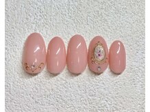 サビーハネイル(Sabiiha nail)/フレームフラワーネイル