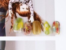 ゆびノさき/クリアの透け感！