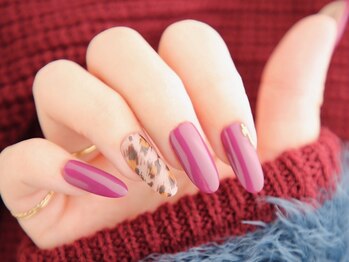 エムスラッシュ ソル センター南(M.SLASH SOL)/レオパード柄ネイル