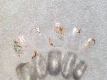 ネイルフロンティア 吉祥寺(NAIL FRONTIER)/春色ドライフラワー¥8980～