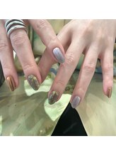 マッシュ abeno店(MASHU)/マグネット、ミラーネイル