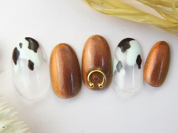 ネイルズガッシュ 武蔵小山店(NAILsGUSH)/＊おしゃれモード牛柄＊