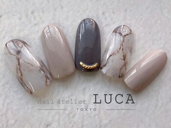 ネイルアトリエルカ(nail atelier LUCA)の写真/夏オフィスネイルにニュアンスネイルや韓国ネイル等、トレンドを取り入れた上品な大人ネイルへ♪