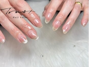 トラストネイル 佐野店(TRUST Nail)/チーク×マグネットフレンチ