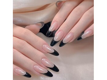 アモールビューティー 新宿店(Amor Beauty)/チップ長さだしフレンチネイル