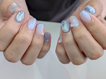 ココシア ネイル(Cocosia nail)/水滴ニュアンスネイル