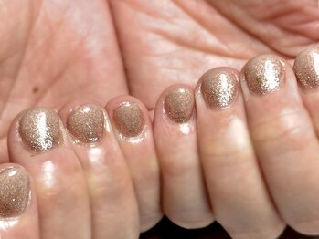 リライトネイル(Relight nail)/ショートネイル×グラデーション