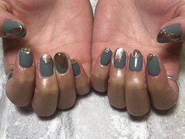 ニュアンス＋ギャラクシーネイル