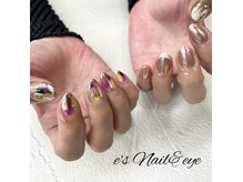 イーズネイル 堺(e's Nail)の雰囲気（ミラーやオーロラを使用したニュアンスネイルデザインも有り）