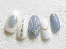 夏ブルーネイル
