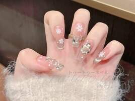 チークx赤フレンチ