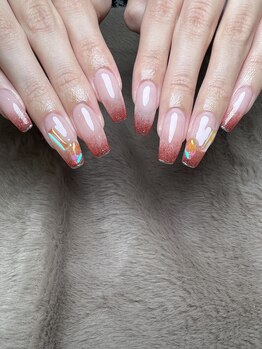 アース コアフュールボーテ 龍ヶ崎店(EARTH coiffure beaute)/グラデーションネイル