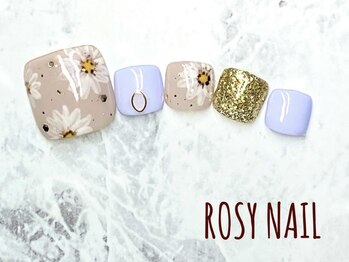 ROSYNAIL/手書きフラワー