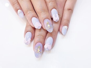 ネイルコレクション ピンク(Nail Collection Pink)/ジェル放題★ハート：十字架