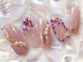 ネイルアンドアイラッシュ シシュ 高槻店(nail&eyelash SyiSyu)/フラワー/押し花/ミラー