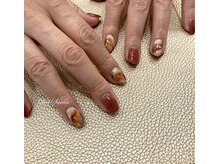 ヴェールサラン(Veil Saran)/秋色ニュアンスネイル