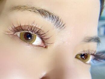 ネイルアイラッシュサロン ジョアアンジェ 難波店(joie ange)/カラーフラットラッシュ　160本