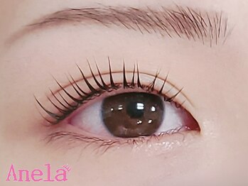 アイラッシュサロン アネラ松戸(Anela)の写真/韓国発!SNSで話題のマスカラパーマ（ブラックティント）もう試した？毛先まで存在感ある束感まつげが映え！